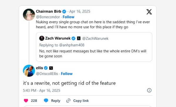 X DM'ler kaldırılıyor mu? Resmi açıklama geldi